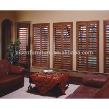 Customerized Home Decor Plantation wooden inner window shutter for living room